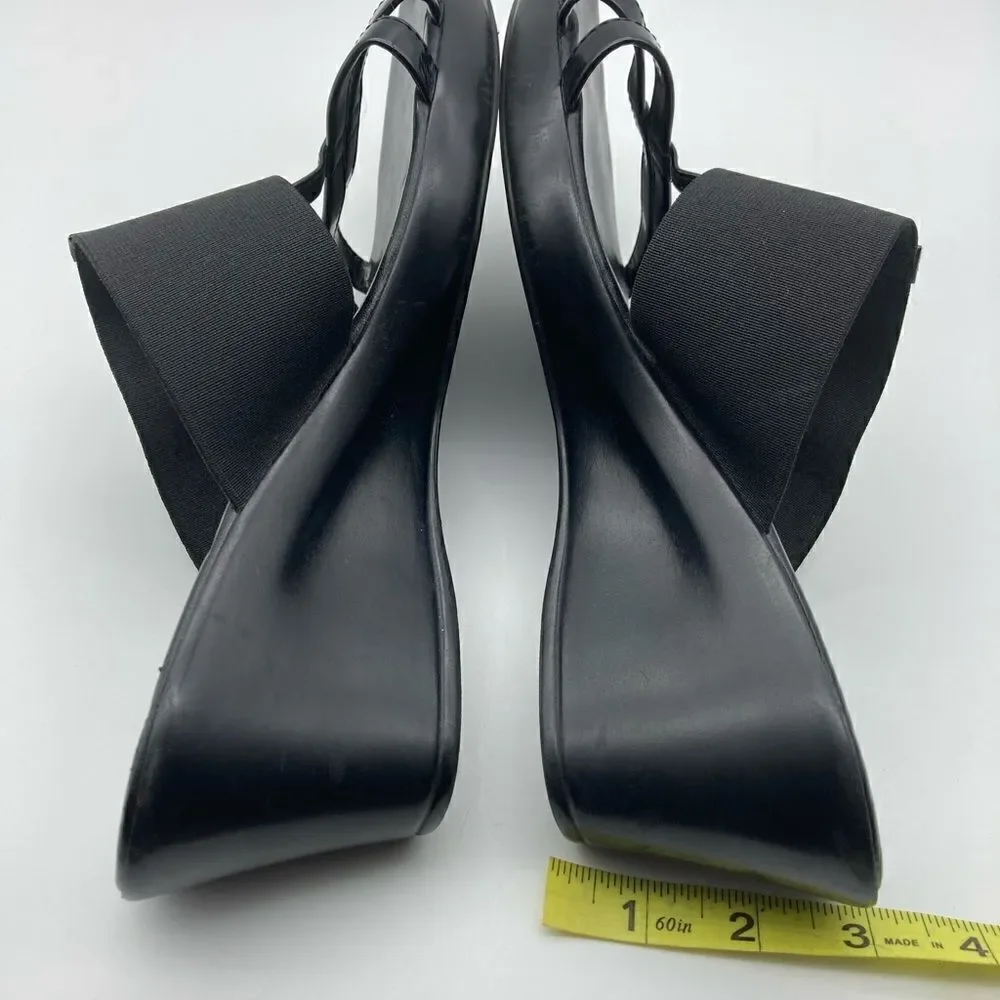 Italian Shoemakers Women’s Black Sandals Size 10 Made in Italy